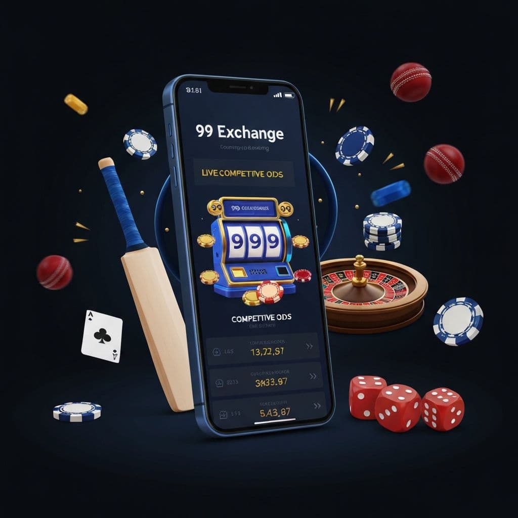 99 Exchange betting platform with live cricket odds and casino games