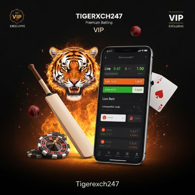 Tigerexch247 VIP online betting and casino platform with live cricket odds